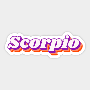 Scorpio Sticker